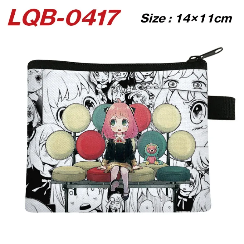 اليابانية أنيمي الجاسوس × الأسرة Kawaii الكرتون نمط المحفظة أنيمي البضائع هدية صغيرة