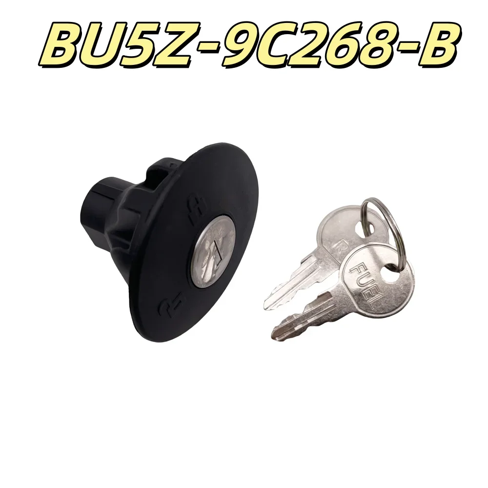 BU5Z-9C268-A BU5Z-9C268-B Car Locking Fuel Door Gas with Key For Ford F-150 2015-2022 Raptor Mustang Fuel Fill Lock Auto Parts