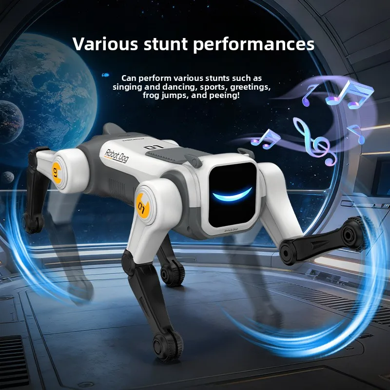Stunt Robot Dog Series Stunt Tumbling AI Voice Control Bionic Pet Dog Children's Electric Toy