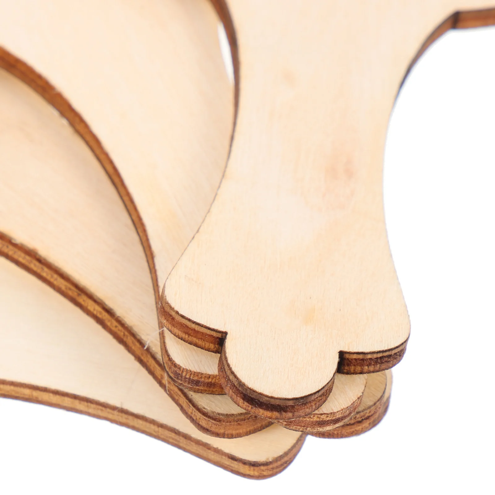 10 stuks houten handspiegels onvoltooide doe-het-zelf-benodigdheden decoratieve minispiegel voor kinderen en volwassenen kinderspiegel