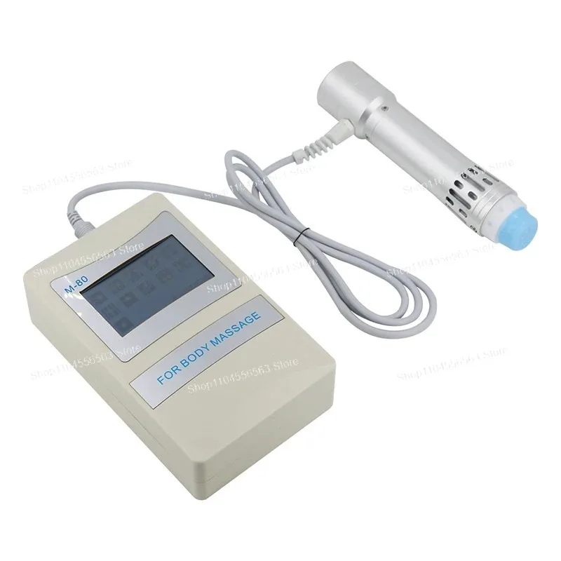 M80 Electromagnetic Shock Wave Physiotherapy Equipment – Focused Extracorporeal Shock Wave, Portable Beauty Device 100-240V