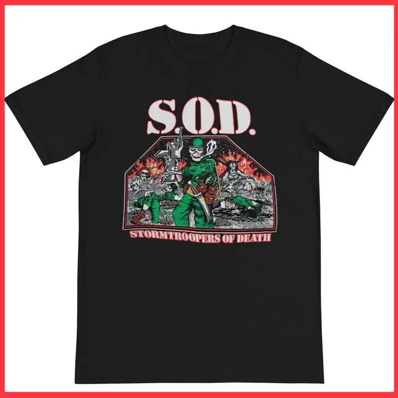 Хлопковая черная футболка Stormtroopers of Death S 23XL