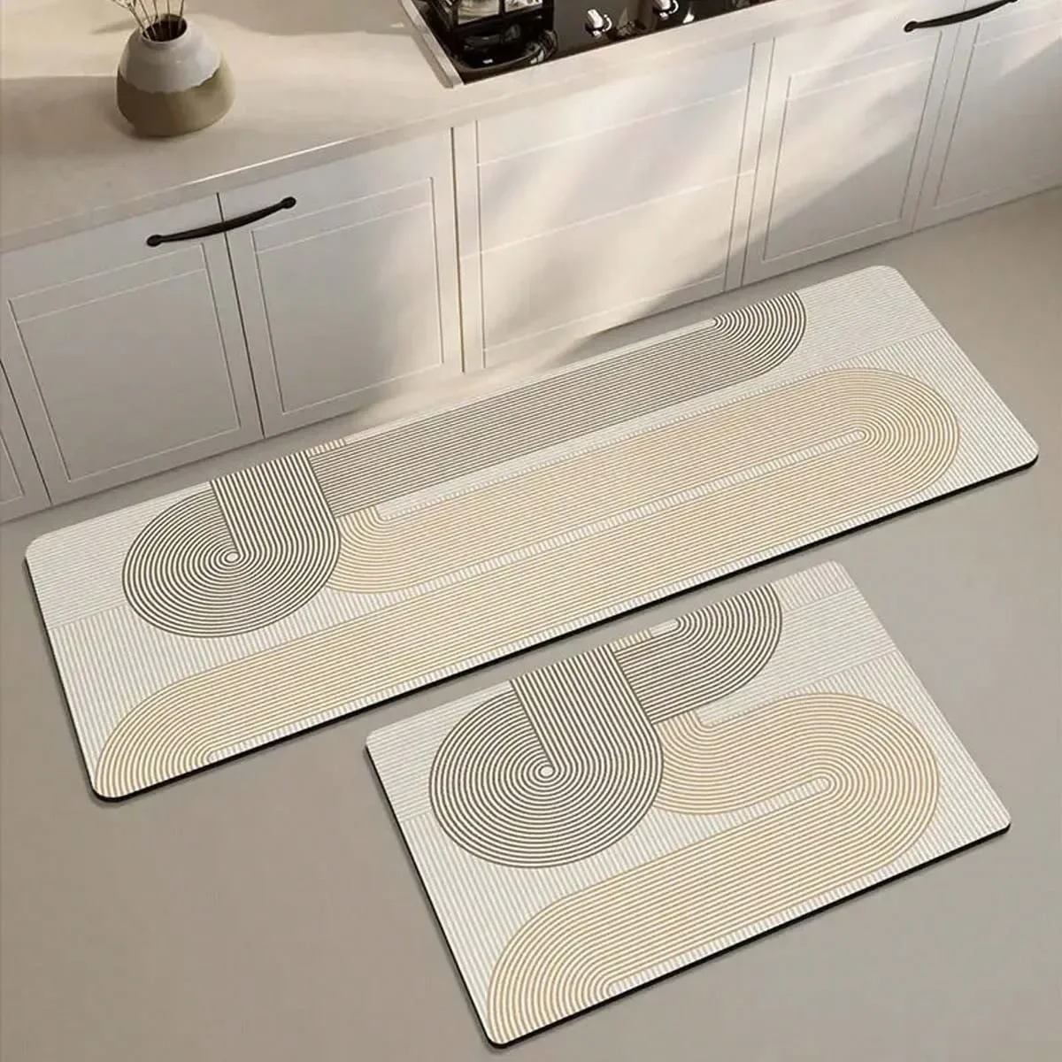 Kitchen Floor Mat Pvc Waterproof Vinyl Carpet Home Decoration Long Rug Oil-proof Non-slip Foot Mats Custom 주방 카펫 Alfombra Cocina