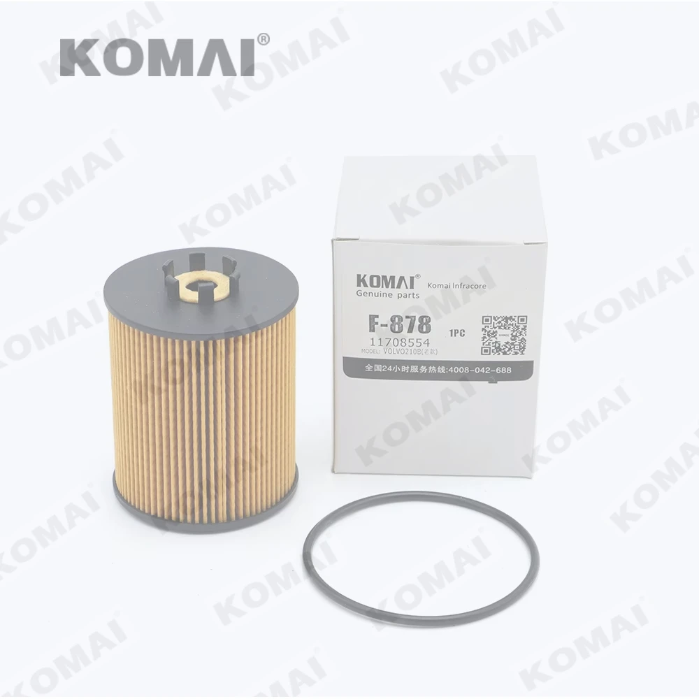 

Топливный фильтр для Volvo 11708554 EC135B EC140B EW145B EC210B FF 5801 EF2405 11988962 SN70185