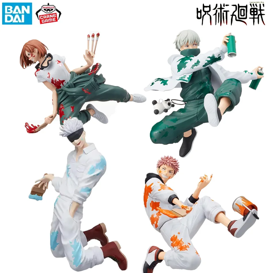 Hot In Stock SEGA Jujutsu Kaisen GRAFFITI BATTLE Fushiguro Megumi Kugisaki Nobara Panda Gojo Satoru Anime Figures Toys