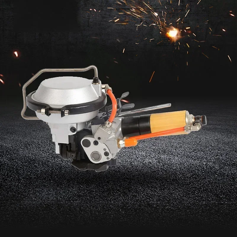 

New Portable Strapping Machine Steel Belt Integrated Strapping Machine Pneumatic Baler Iron Belt Machine 19mm16mm