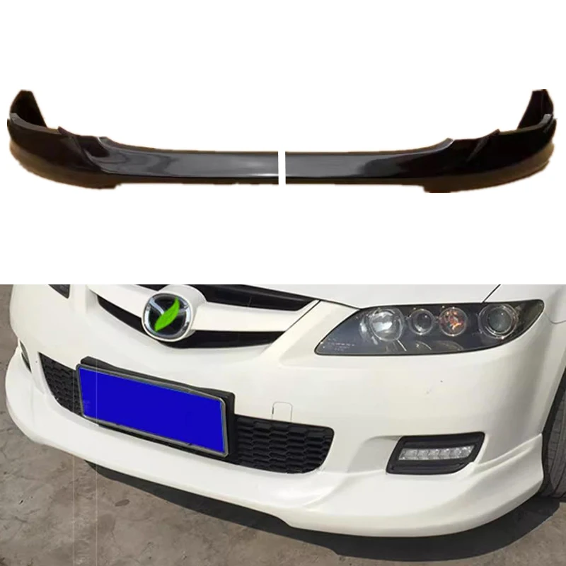 For Mazda 6 M6 2011-2016 Year Front Bumper Lips Body Kit Accessories 2 Pcs