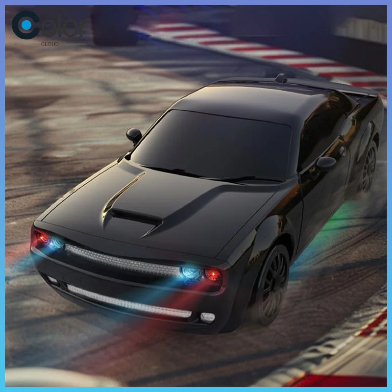 Fqd10 1/20 Challenger coche de Control remoto totalmente proporcional 4wd giroscopio Drift Car Racing modelo de simulación juguete para regalo