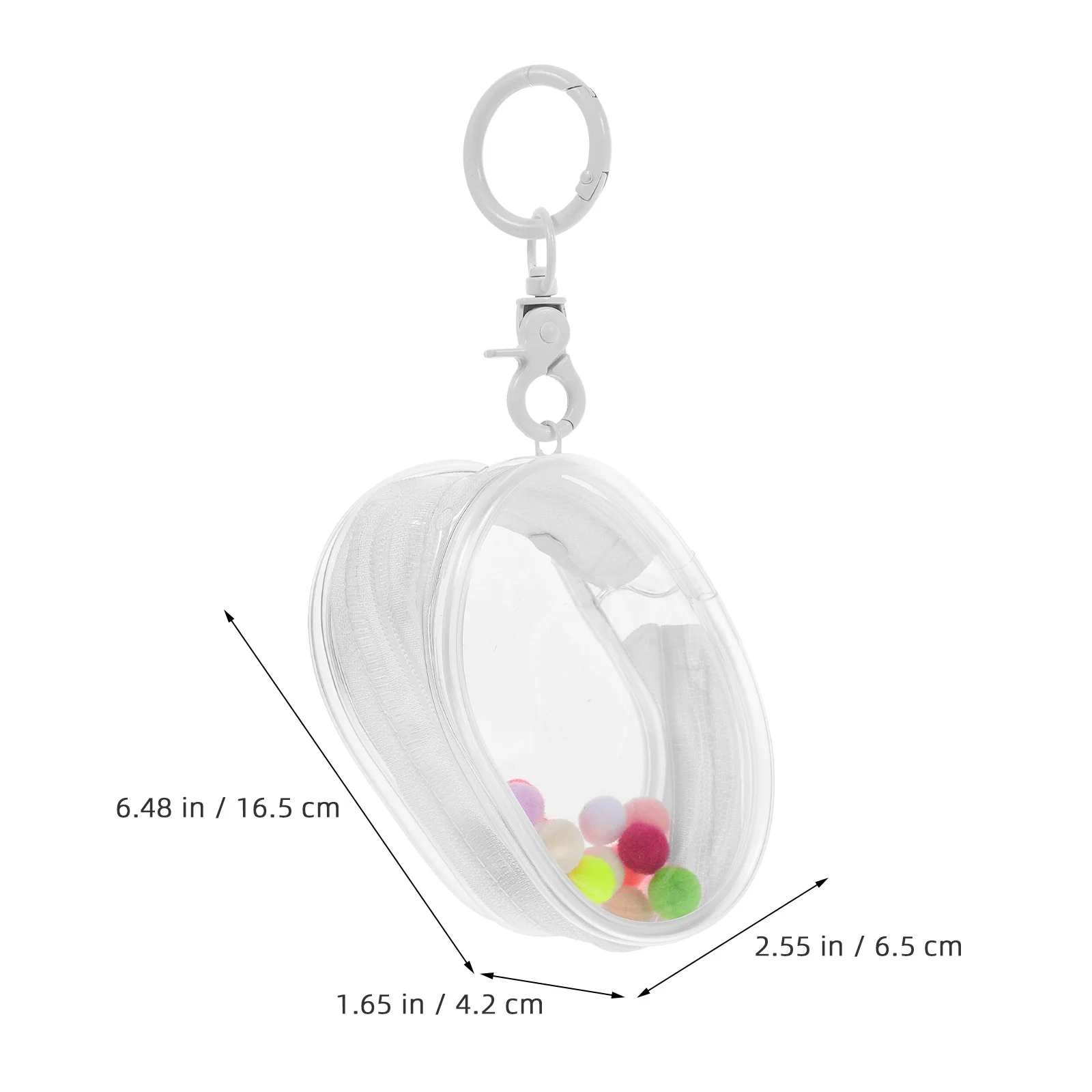 

1Set Clear Figure Display Bag PVC Transparent Resistant to Deformation Versatile Hanging Bag for Backpacks Handbags Storage