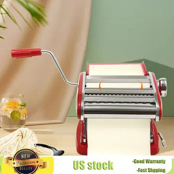 Ruční stroj na malé nudle Bymaocar s přísavkou, nerezová ocel, nastavitelná tloušťka, nástroj na zpracování nudlí pro domácnost a kempování 10 nejlepší prodej stroj na výrobu nudlí - №9