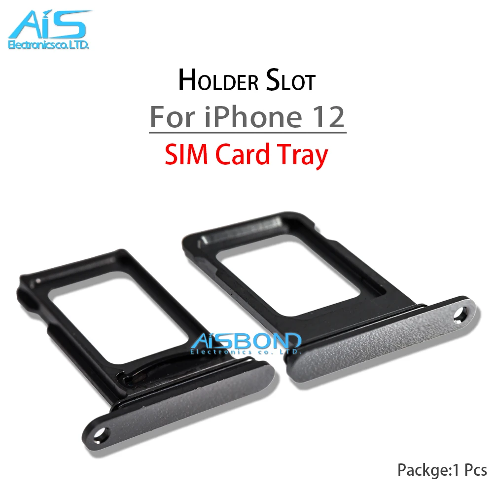 New Dual & Single SIM Card Tray For iPhone 12 Sim Holder Slot Replacement Parts