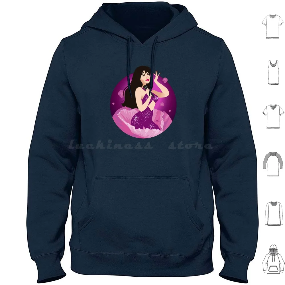 Sq Hoodie Cotton Long Sleeve Alejandro Mogollo Art Alejandromogolloart Alemogolloart Flor Texas Singer