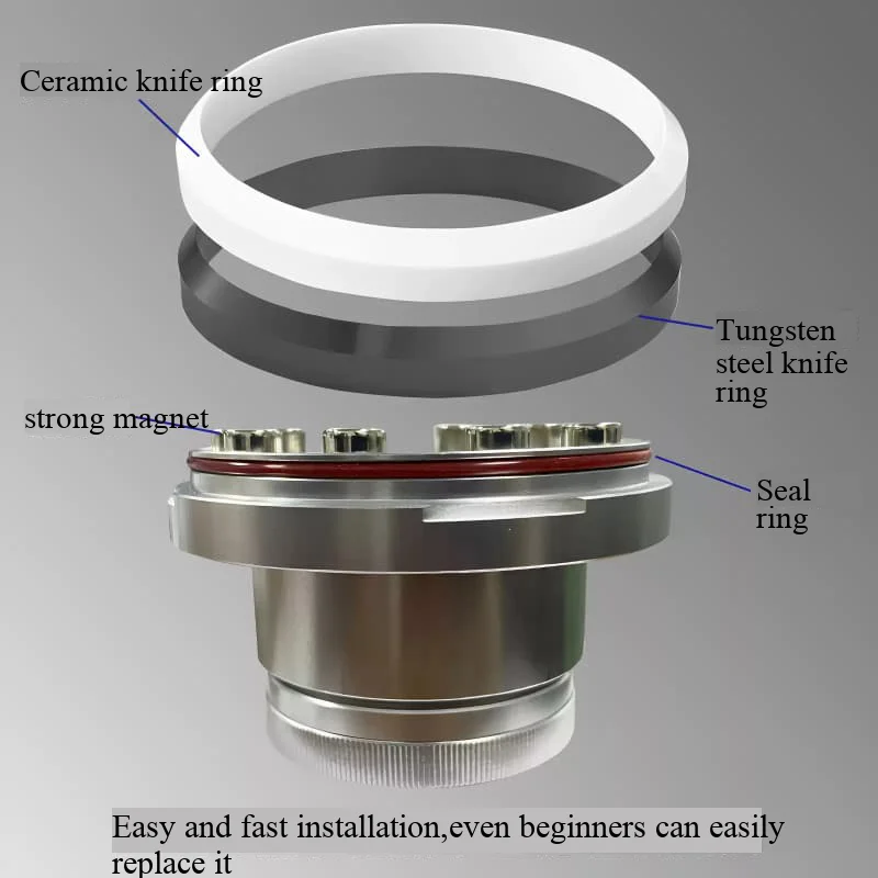 Transfer printing machine oil cup, scraper blade ring, oil cup, ceramic ring, oil cup, ink cup