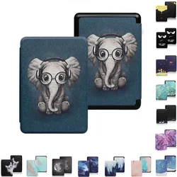 Print Cute Case for All New Kindle 2022 Paperwhite 5/4/3/2 2021 11th 10th 7th 6th 2018 2019 6 6.8 Inch Generation Magnetic Cover