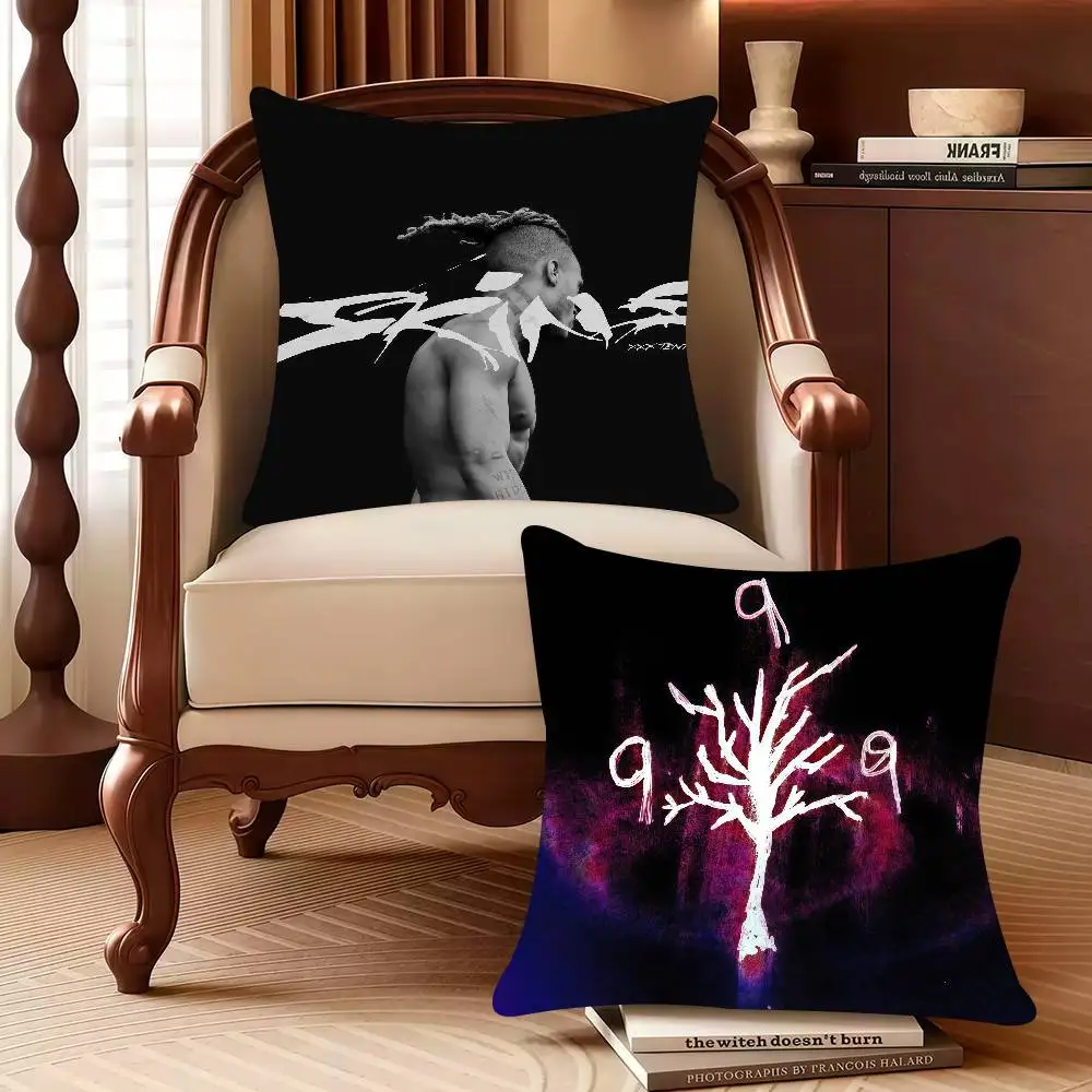 

X-XXXTentacionS Bad Vibes Forever Skins Pillow Case Decor Protective Covers Comfortable soft for Sofa Living Room Home office