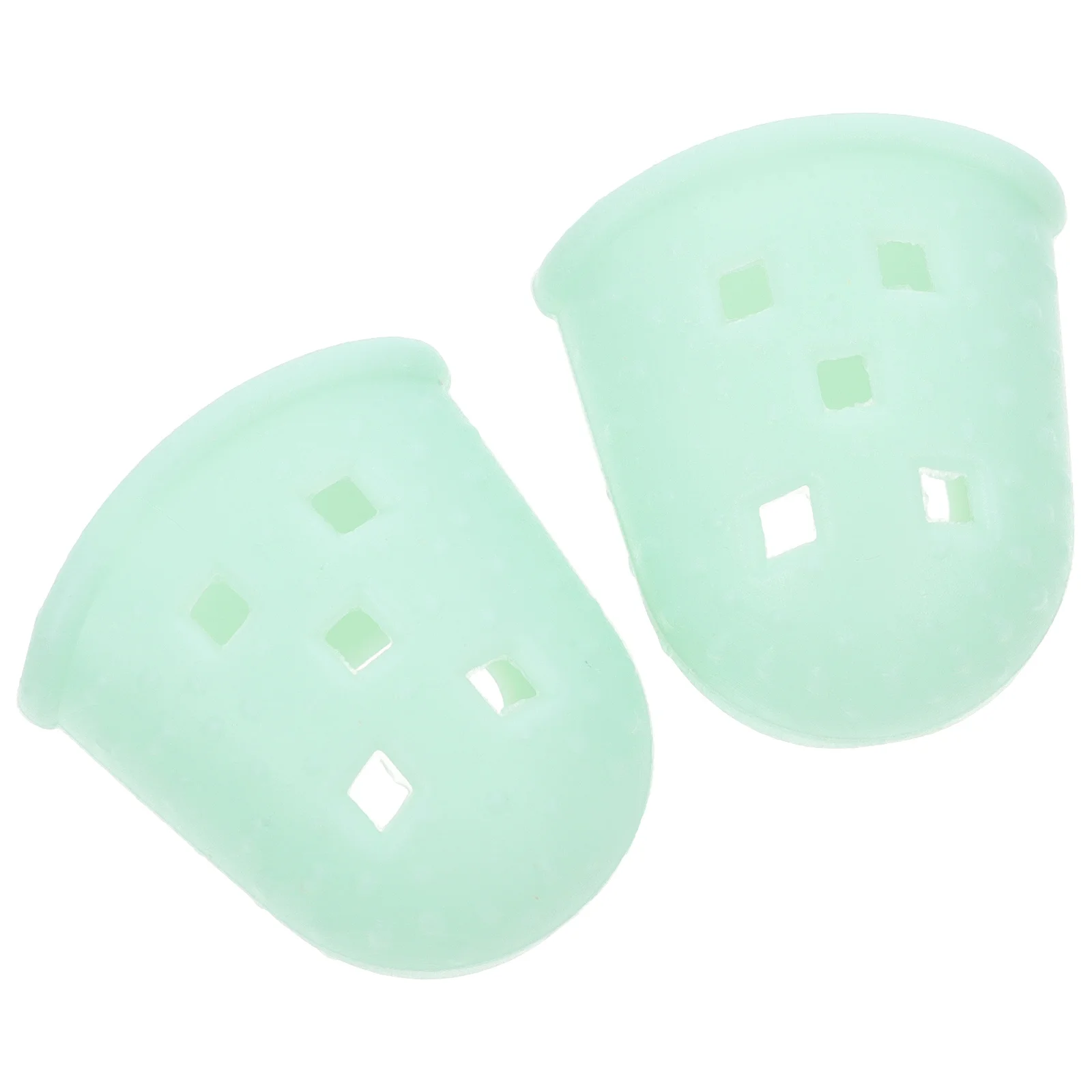 

2 Pcs Finger Cot Protector Thumb Protectors Piano Silicone Sleeves Kalimba Protection Covers Silica Gel Child Fingertip Caps