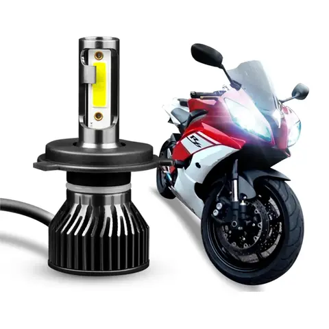 1PC H1 H4 H7 H11 Motorcycle LED Headlight 35W 6000K White Lamp Fog Lights COB Led Bulbs Front Light Headlamp for Moto Spotlights