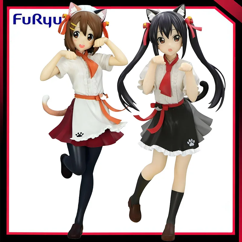 

Оригинальная фигурка аниме FuRyu K-ON Trio-Try-iT Yui Hirasawa Nakano Azusa 22 см, коллекция кукол, Рождественский подарок