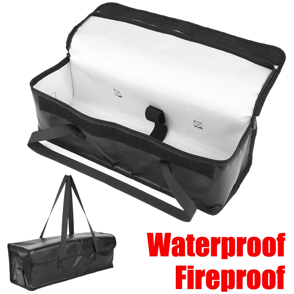 Portable Fireproof Storage Bag Fire Resistant ExplosionProof Waterproof Lipo Safety Storage Bag For EBike Battery LithiumHailong