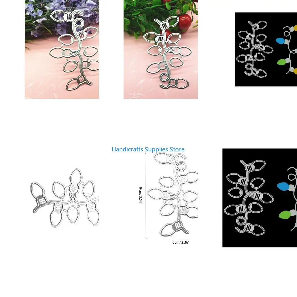 R1WA Light Bulb Carbon Steel Craft Die Cut For Kid Card Making Scrapbooking Album