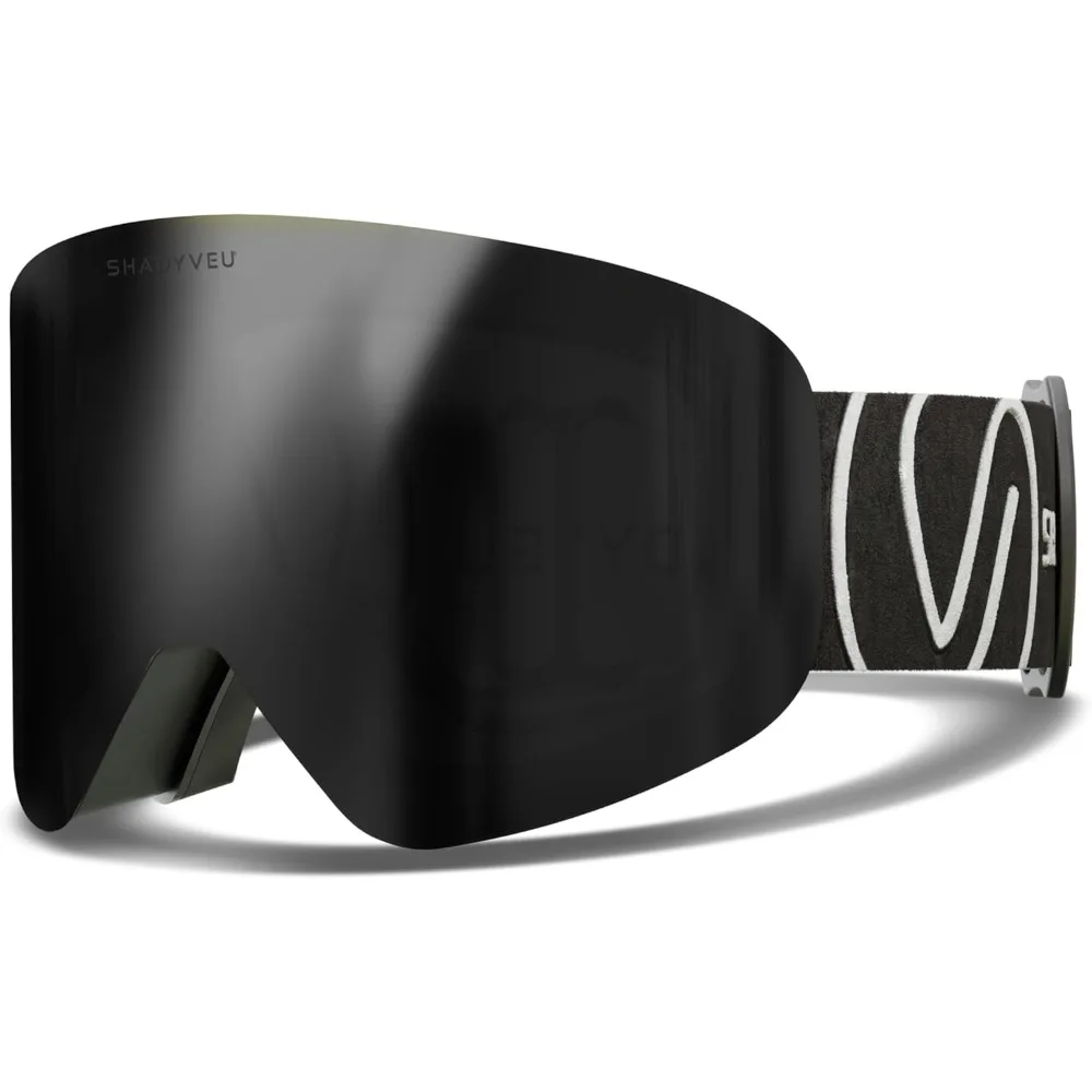 Occhiali da sci da snowboard antiappannamento regolabili con protezione UV400 al 100% e lenti intercambiabili per uomo e donna