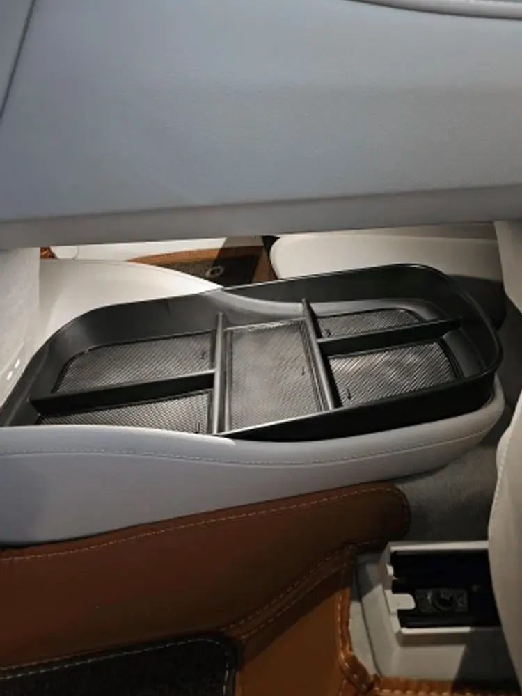 

For Mercedes Benz EQE EQS Car Accessories Center Control Lower Storage Box ABS Plastic