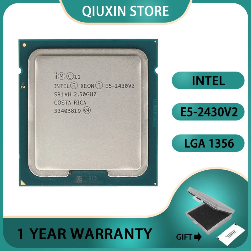 ГГц 6-ядерный 12-поточный ЦПУ 15 Мб 80 Вт LGA 1356, б/у Процессор Intel Xeon E5 2430V2 E5 2430 V2 2,5