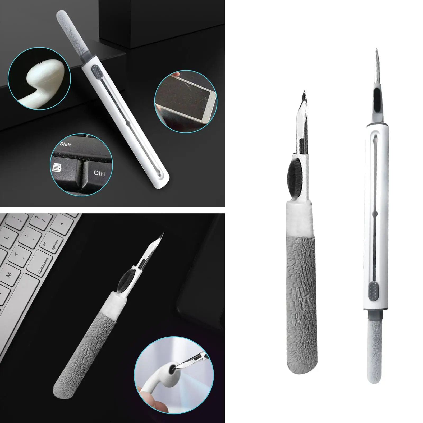 Bluetooth Earbuds Cleaning Pen for Keyboard Dust in Bluetooth Headset Box