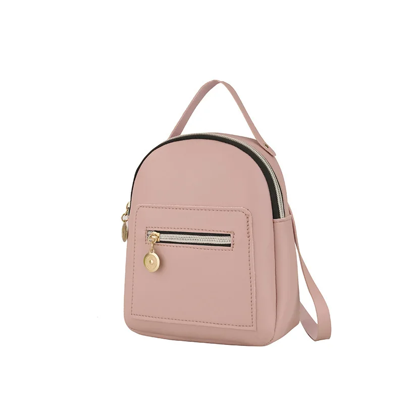 DHL50pcs Backpack Bag Women PU Lovely Solid Shoulder Bag