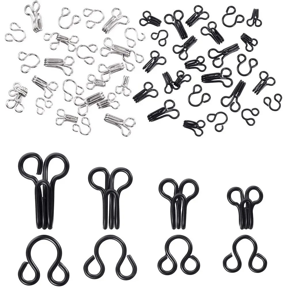 Closure for Clothing Garment Accessories Alloy Invisible Bra Buckle Craft Buckle Jacket Hooks Replacement Sewing Hook and Eye