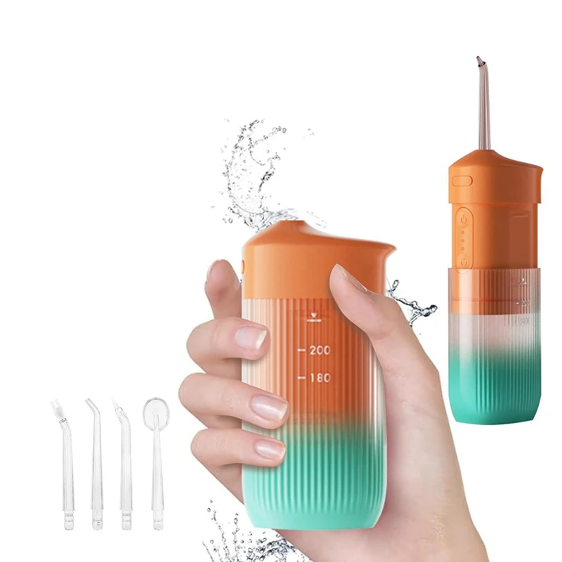 

Portable Water Flosser For Teeth Travel Mini Small Water Flosser Compact Electric Oral Irrigator Flossing