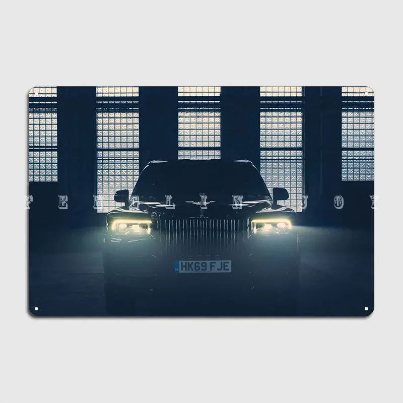 Rolls Royce Cullinan Metal Sign Design Cinema Living Room Painting Décor Home Tin Sign Poster