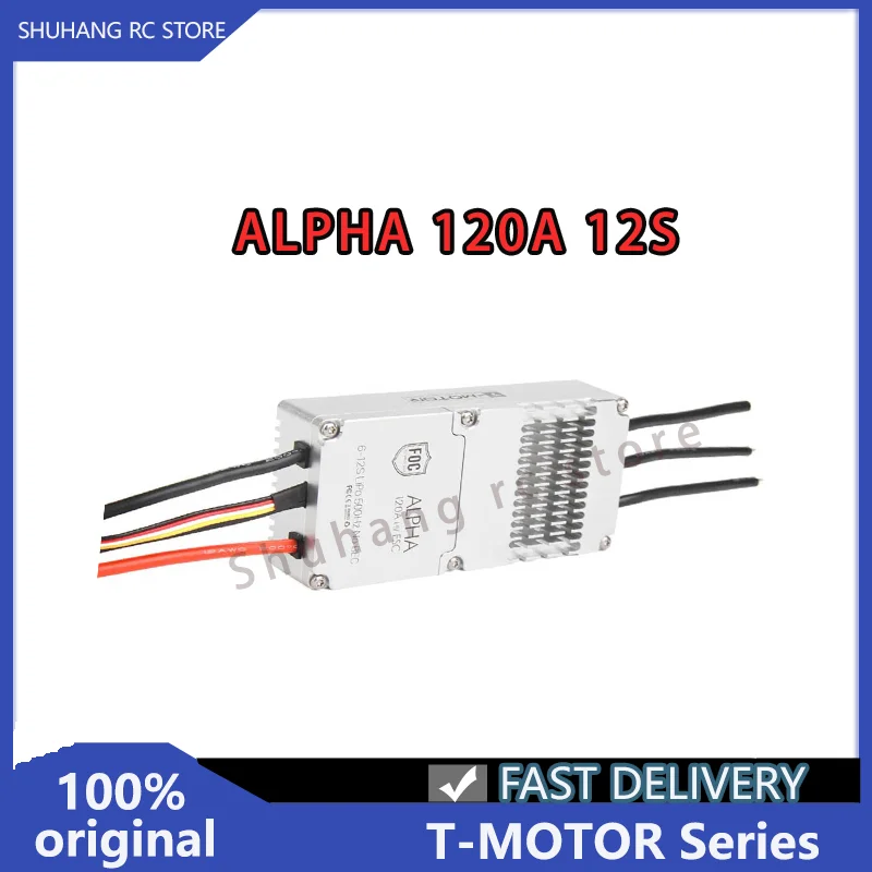 

Big Discount T-Motor Series ALPHA 120A 12S Electric Speed Controller for RC Drone Multirotor FPV Plane Brushless Motor