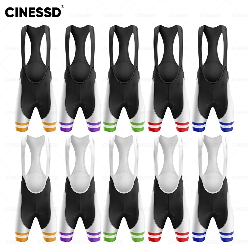 CINESSD-Cycling Bib Shorts for Men and Women, Breathable Bottom, MTB, Road Bicycle, Summer,  2023