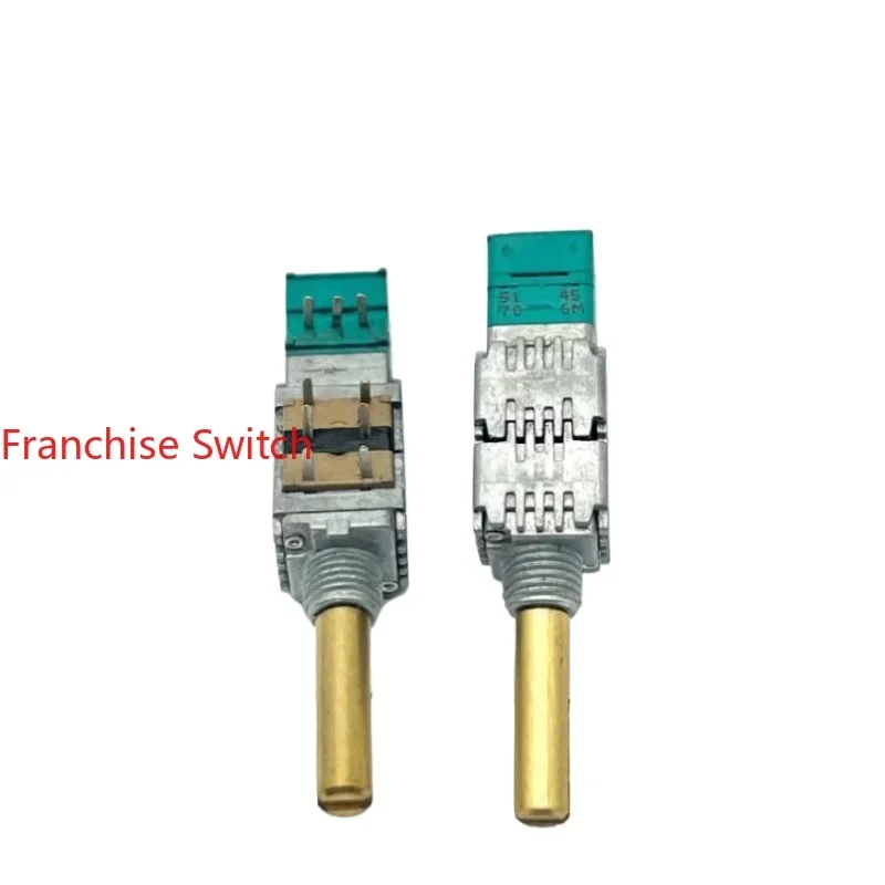 10PCS RK09 Precision Potentiometer B100K With Three-way Push-pull Switch Shaft Length 22MM
