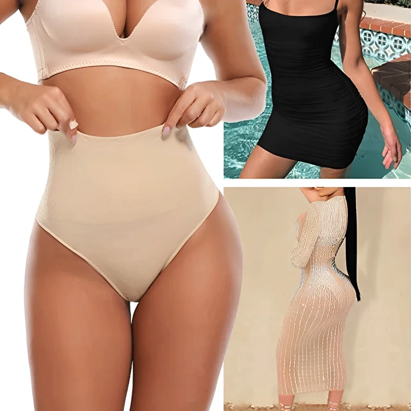 Vrouwen Afslanken Slipje Body Shaper Hoge Taille String Buik Control G String Taille Trainer Butt Lifter Panty Hip Vormgeven Slipje