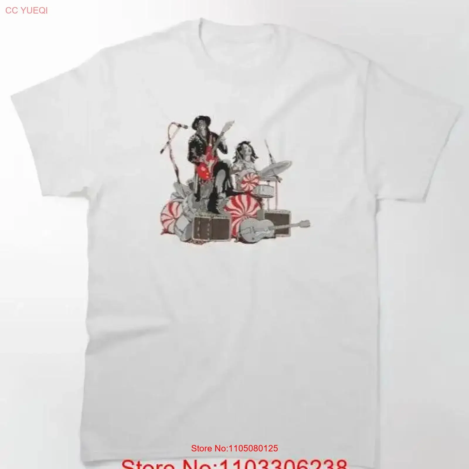 

Классическая футболка Seven Nation Army в белые полоски TE2190, винтажная стираная уличная одежда, модная слегка удобная повседневная мужская футболка