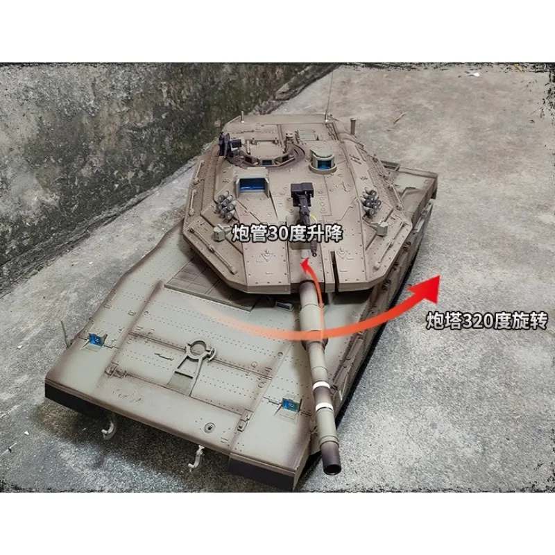 Military Model MKIV Main Battle Remote Control Tank 1/16 Metal Track Off-Road Bullet