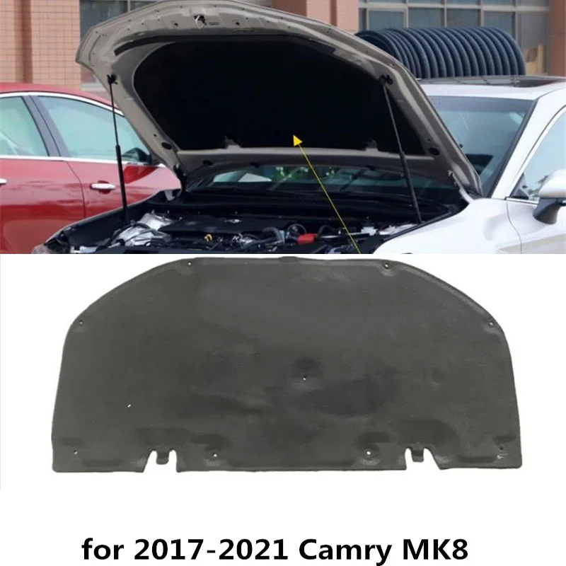 Fold Shipping For 2006-2021 Toyota Camry 6th 7th 8th MK6 MK7 MK8 Auto Car Engine Hood Heat Insulation Cotton Soundproofing Cover