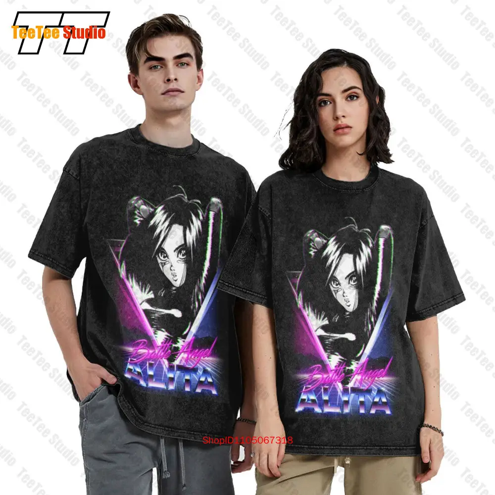 

Alita Battle Angel Science Fiction Vintage Plus Size T-Shirt J4O5