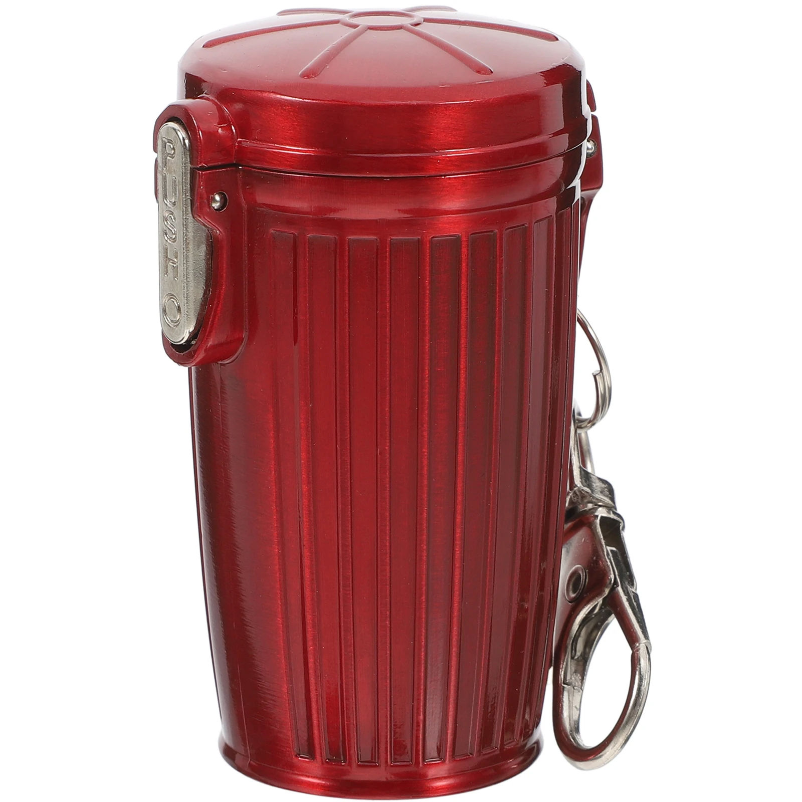 

Portable Ashtray Mini Trash Can Sealed Lid Quick Extinguishing Cigarette Butt Holder Stylish Design Outdoor Indoor Use Pocket