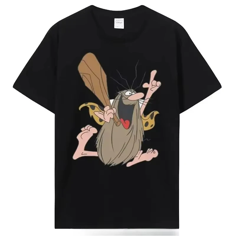 Camiseta com estampa Hanna Barbera 2026, Captain Cavey, desenho animado dos anos 80, camiseta casual feminina, presente especial