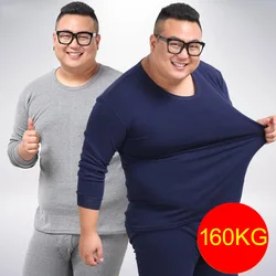 Ensemble de leggings thermiques 100% coton pour homme, sous-vêtements chauds, pantalons et médicaments, bas commandés FS, grande taille, 6XL, 7XL, 8XL, 54, hiver