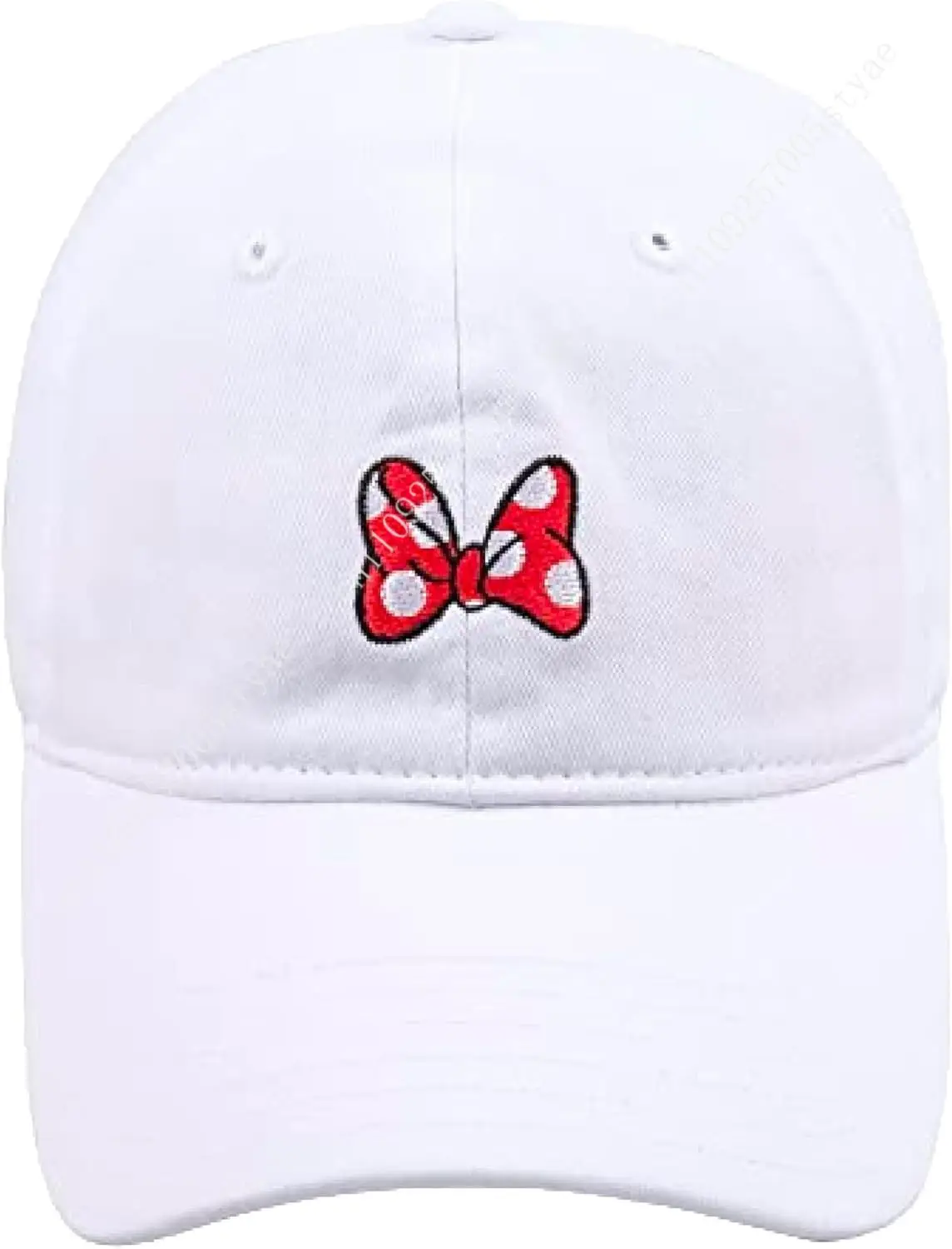 

Disney Minnie Mouse Dad Hat, Cotton Adjustable Baseball Cap with Curved Brim Printed hat