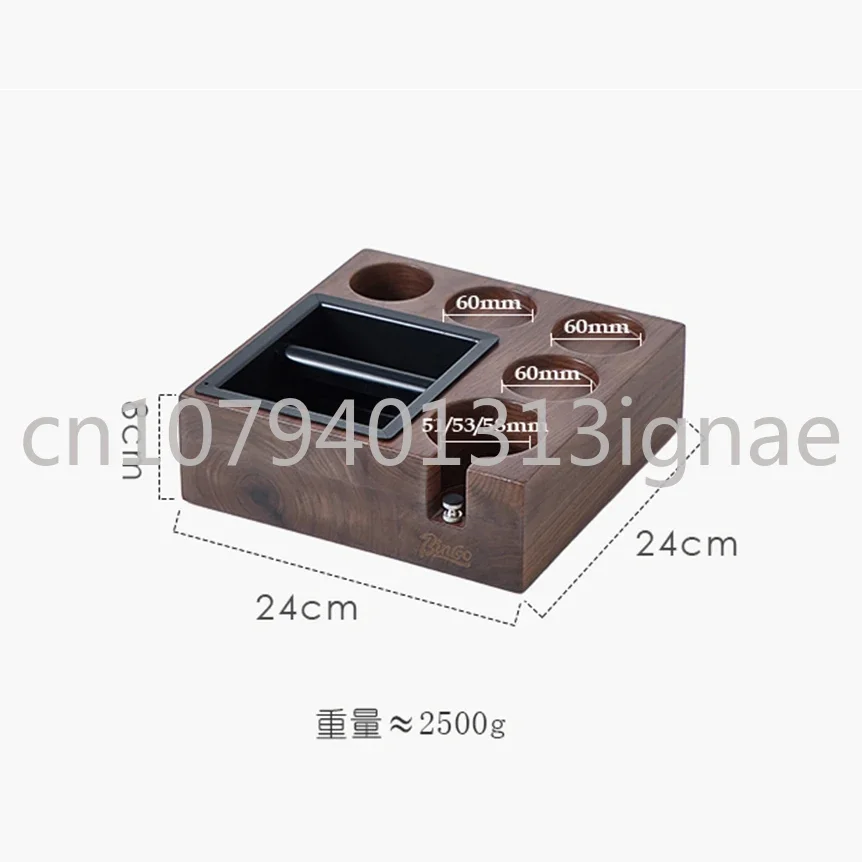 

Coffee tamping table bracket coffee tapping box wooden bracket base bracket distributor pad accessories