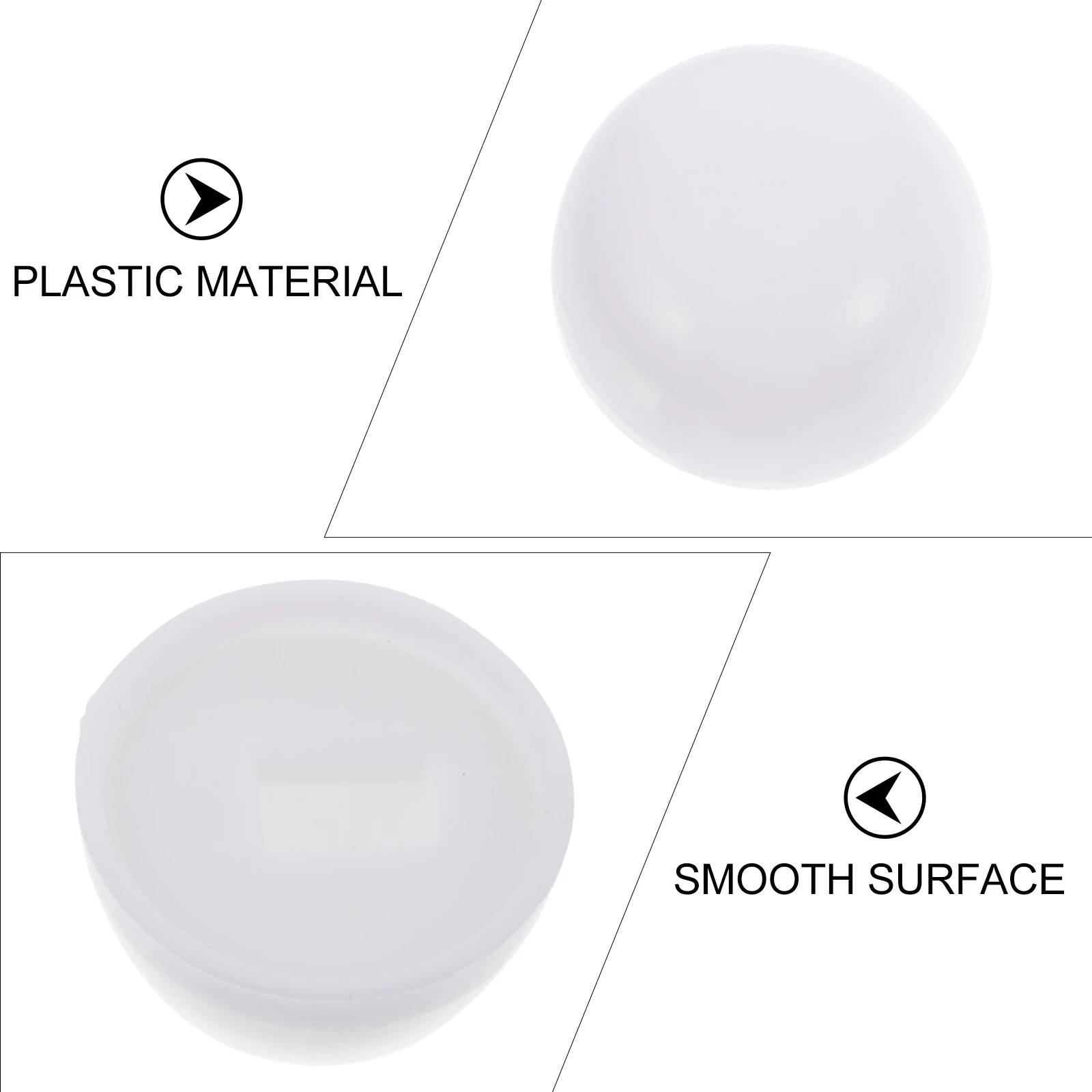 

2 Pair Toilet Seat Accessories Screw Cover Caps for Bowl Bolts Installation Hardware Plastic Fine Materials Long Use Hide Ugly