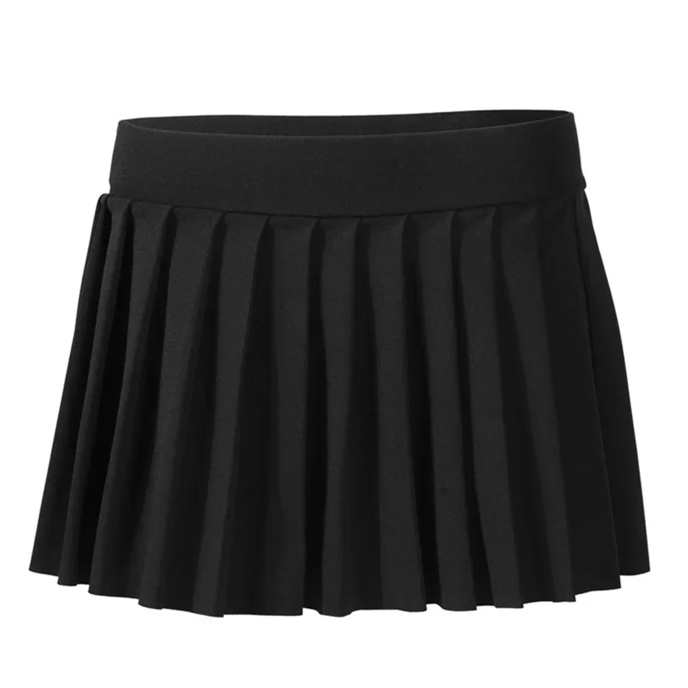 

Pleated Mini Skirt Skirt Dating Going Out Polyester Skin Color White Black Navy Blue Spring And Summer Brand New