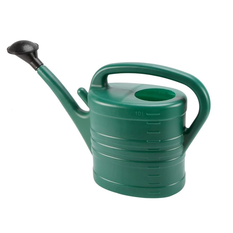 

JHD-Watering Can With Green 10 Litre 2 Gallons Garden Flower Water Bottle Watering Kettle With Handle Long Mouth