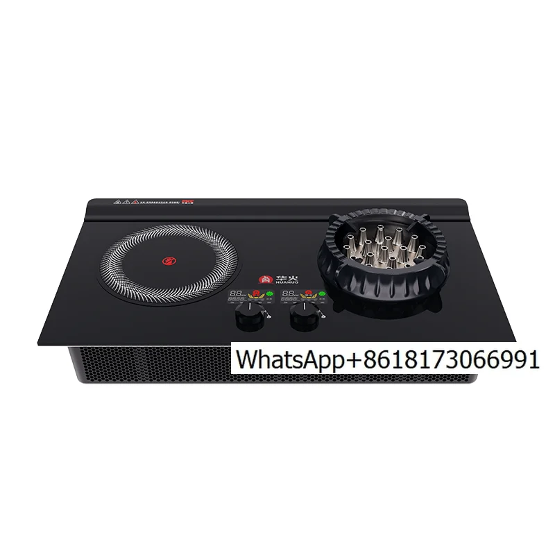 Hua thermal electric stove electric ceramic integrated double combination embedded household fire high-power