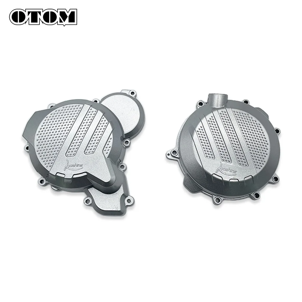 OTOM For KOSHINE Motorcycle Engine Ignition Clutch Cover Clutch Magneto Protector Guard 250 300 320 Accessories Dirt Bikes Part